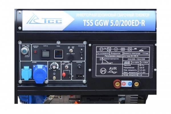 Купить Генератор бензиновый сварочный 5.0кВт, 230В GGW5.0/200ED-R, TSS